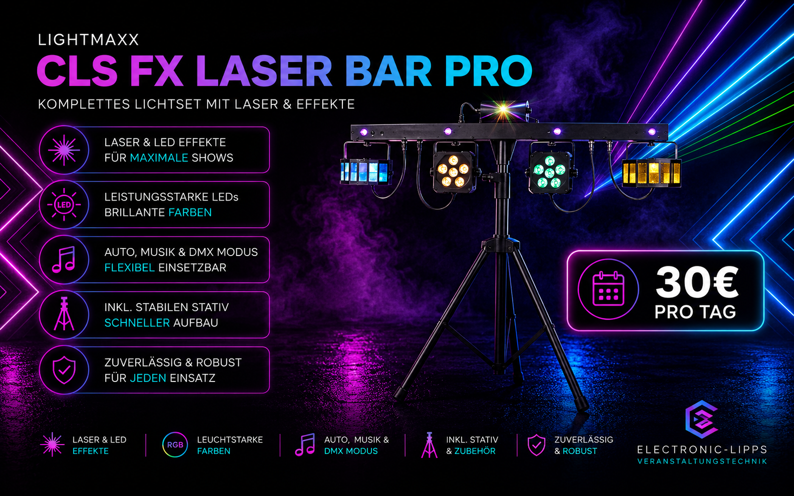 lightmaXX CLS FX Laser Bar PRO