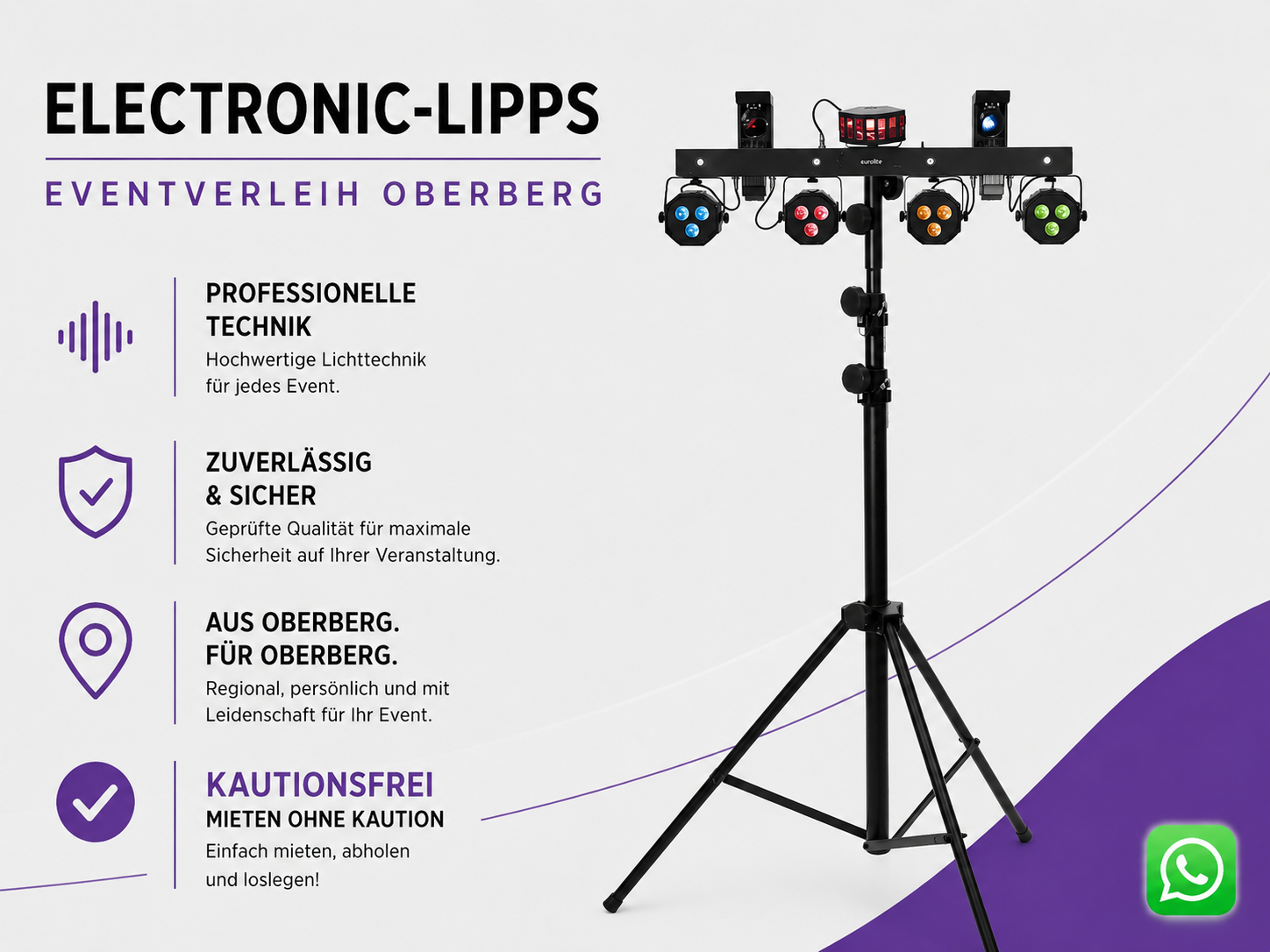 Eurolite LED KLS Scan Next FX Lichtset inkl. Stativ